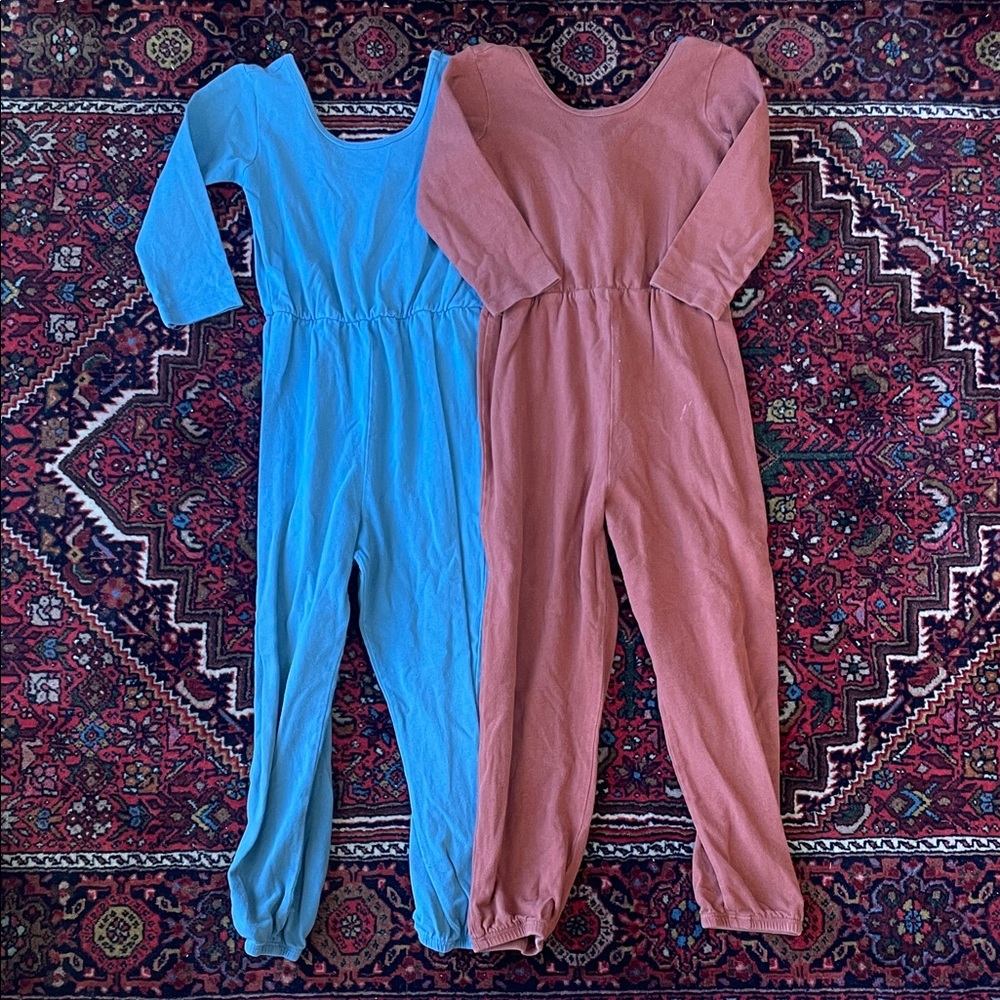 Alice + Ames Blue and Brown Jumpsuits